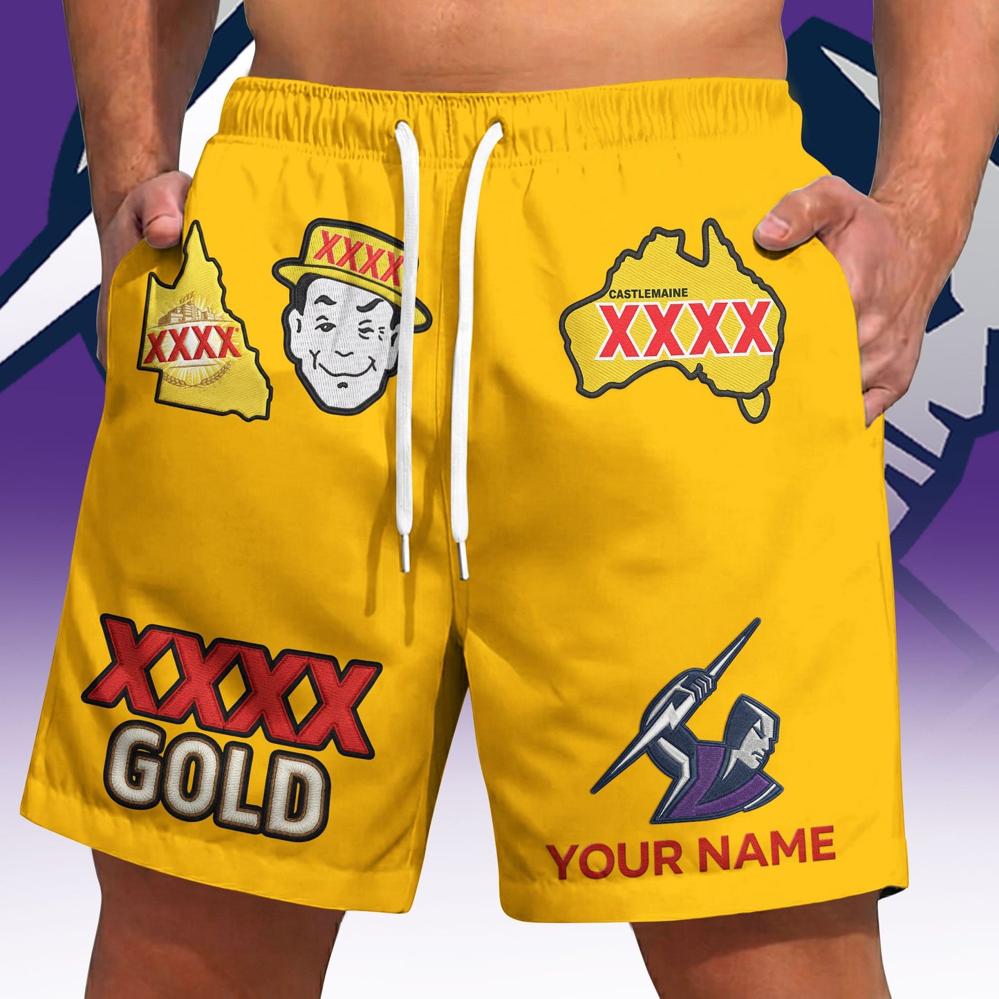 PREMIUM NRL X MS Short Pants Personalized Limited Edition NDT LVH