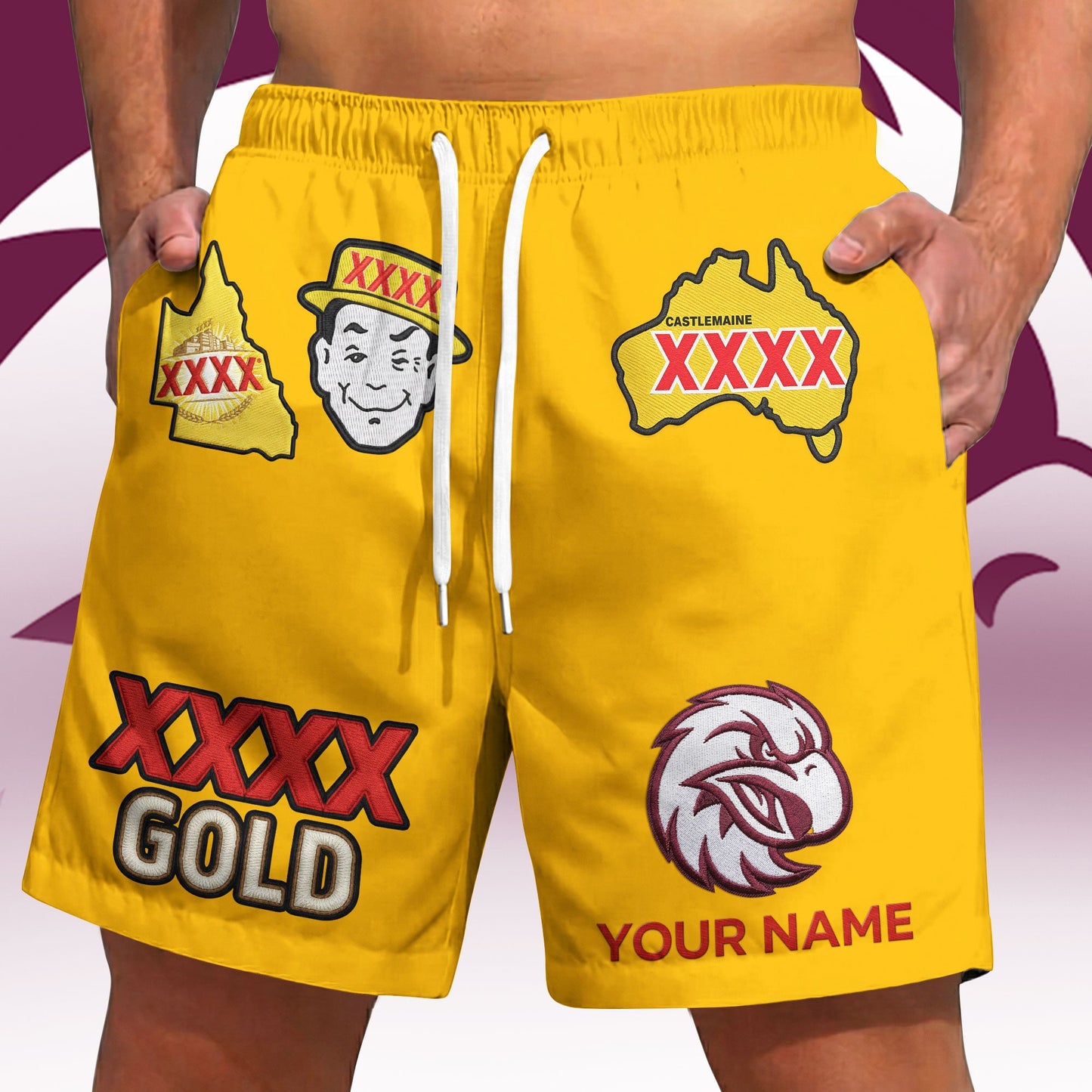 PREMIUM NRL X MSE Short Pants Personalized Limited Edition NDT LVH