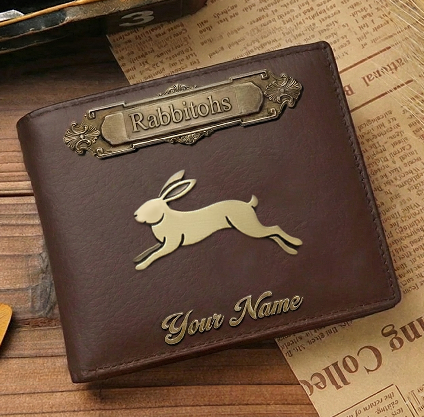PREMIUM NRL X SR LEATHER WALLET Personalized Gift New Year 2026 NDT VHM