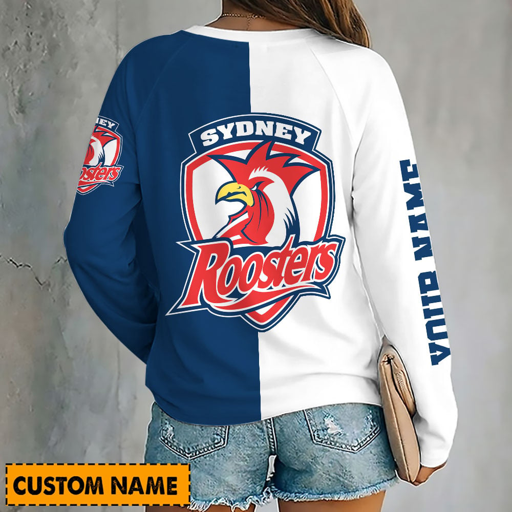 PREMIUM NRL X SR Women's V-Neck Long-Sleeved Shirt Limited Edition NDT VHM