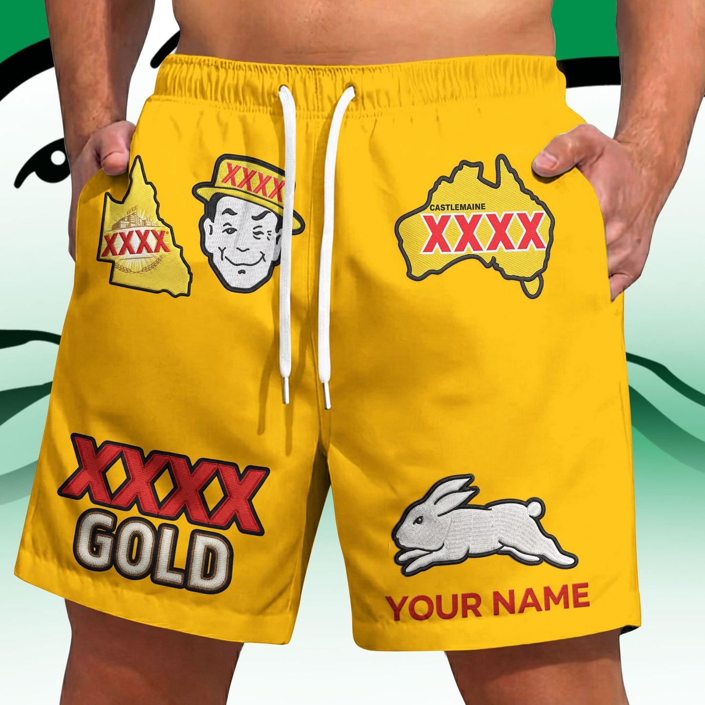 PREMIUM NRL X SSR Short Pants Personalized Limited Edition NDT LVH