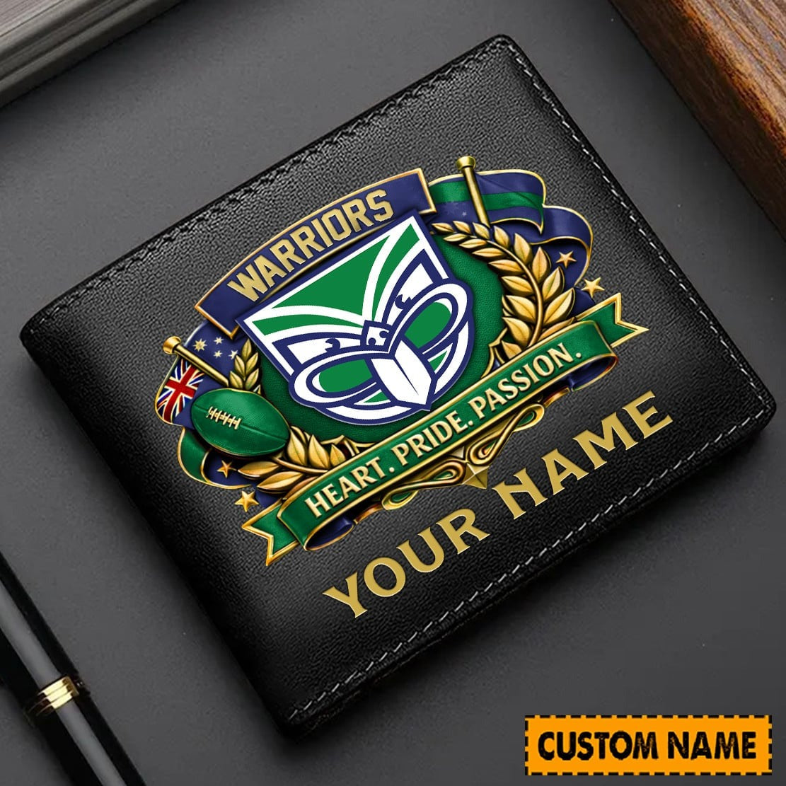 PREMIUM NRL X WAR Leather Wallet Personalized Limited Edition NDT NHM