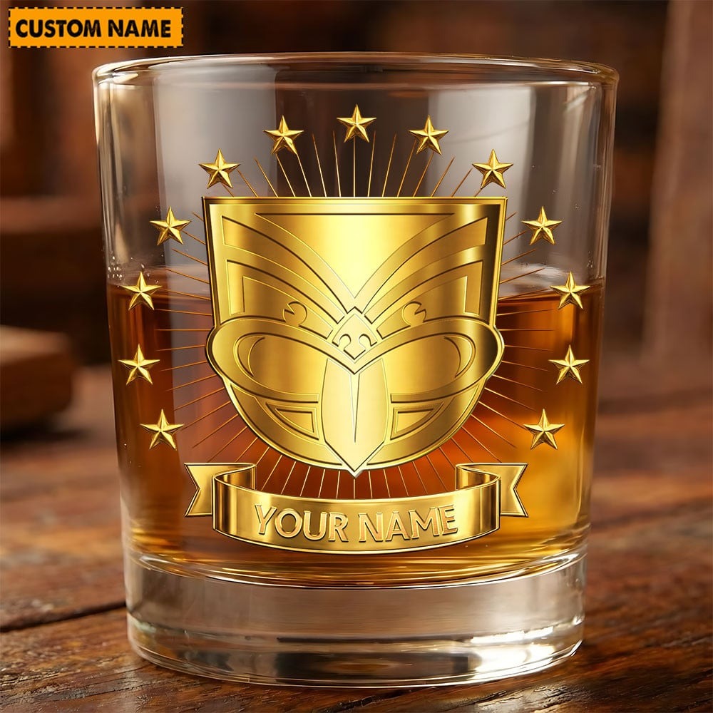 PREMIUM NRL X WAR Whiskey Glass Personalized Gifts Limited Edition NDT NHM