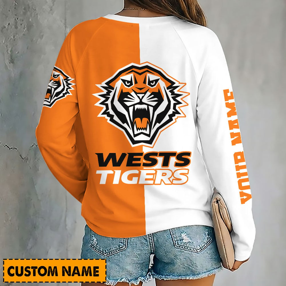 PREMIUM NRL X WT Women's V-Neck Long-Sleeved Shirt Limited Edition NDT VHM
