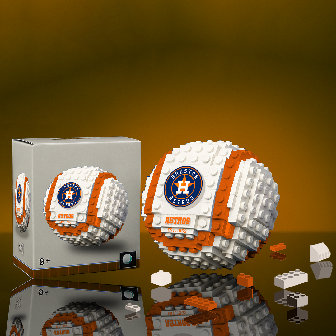 PREMIUM MLB X HOU 3D BUILDING BLOCK BASEBALL SET TOY FOR FAN 281125 NDT TDT