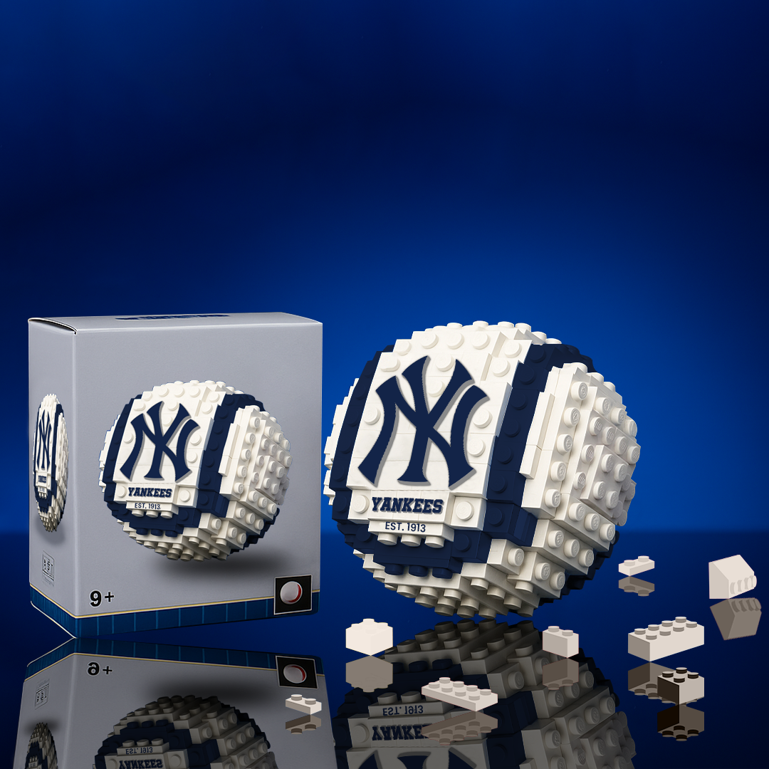 PREMIUM MLB X NYY 3D BUILDING BLOCK BASEBALL SET TOY FOR FAN 281125 NDT TDT