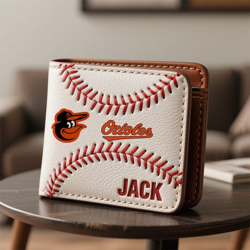 Personalized BO x MLB Leather Wallet DDT TTTZ