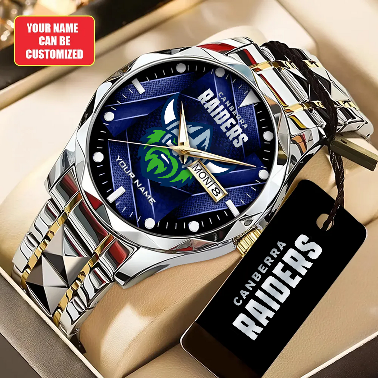 Personalized CAN x NRL Alloy Luxury Quartz Watch DATND TANTD