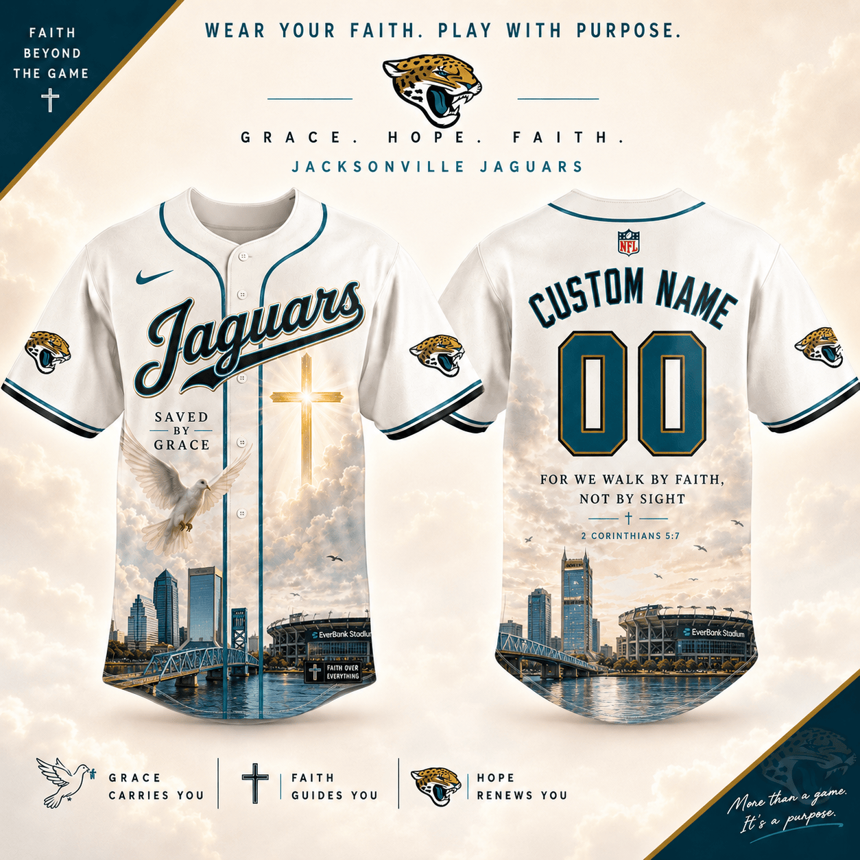 Personalized JJ x NFL Luxury Baseball Jersey 160626