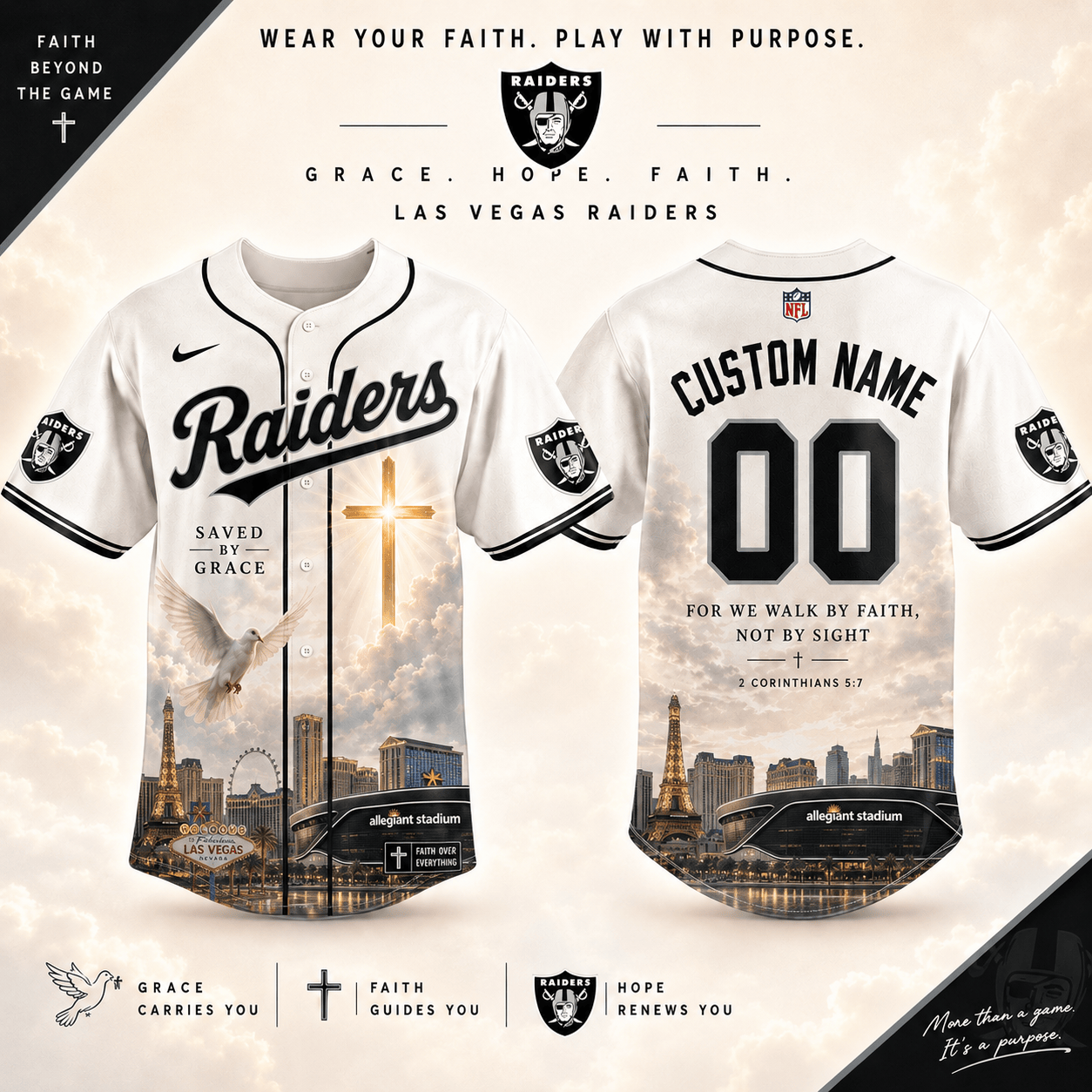 Personalized LVR x NFL Luxury Baseball Jersey 160626