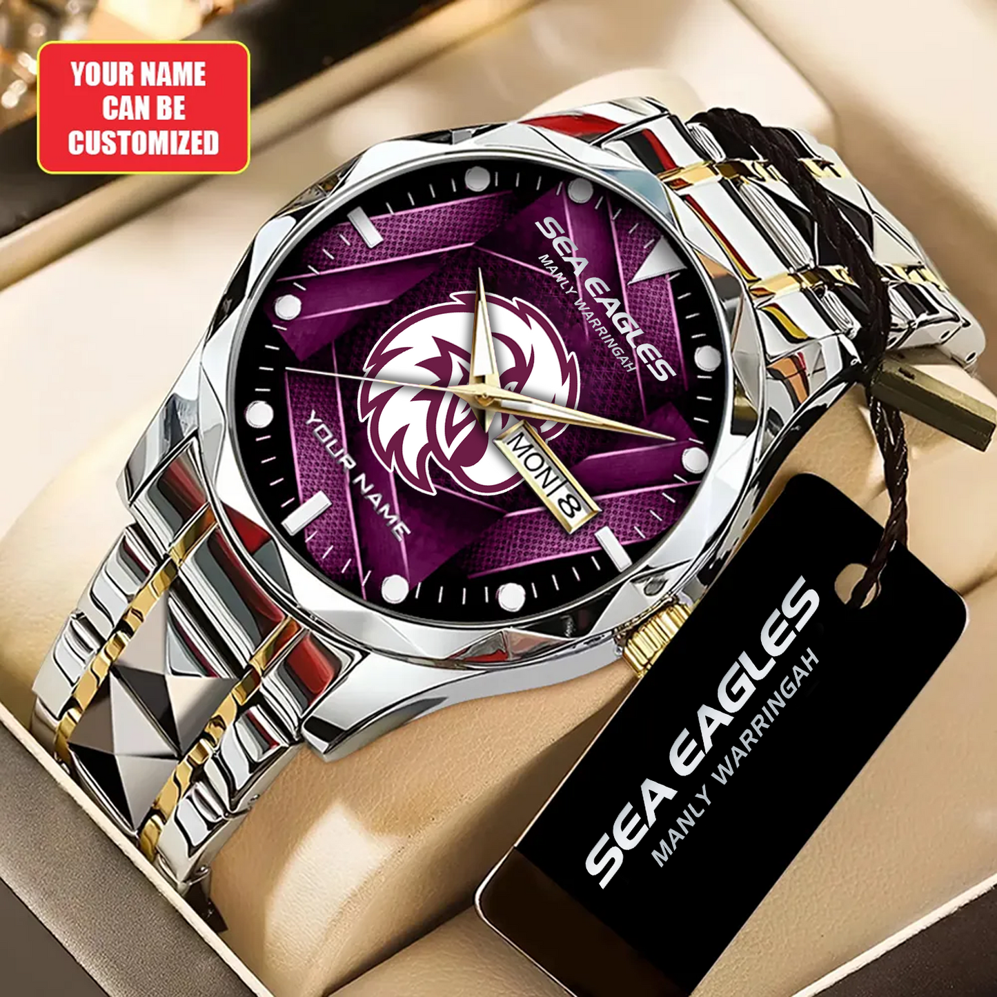 Personalized MAN x NRL Alloy Luxury Quartz Watch DATND TANTD