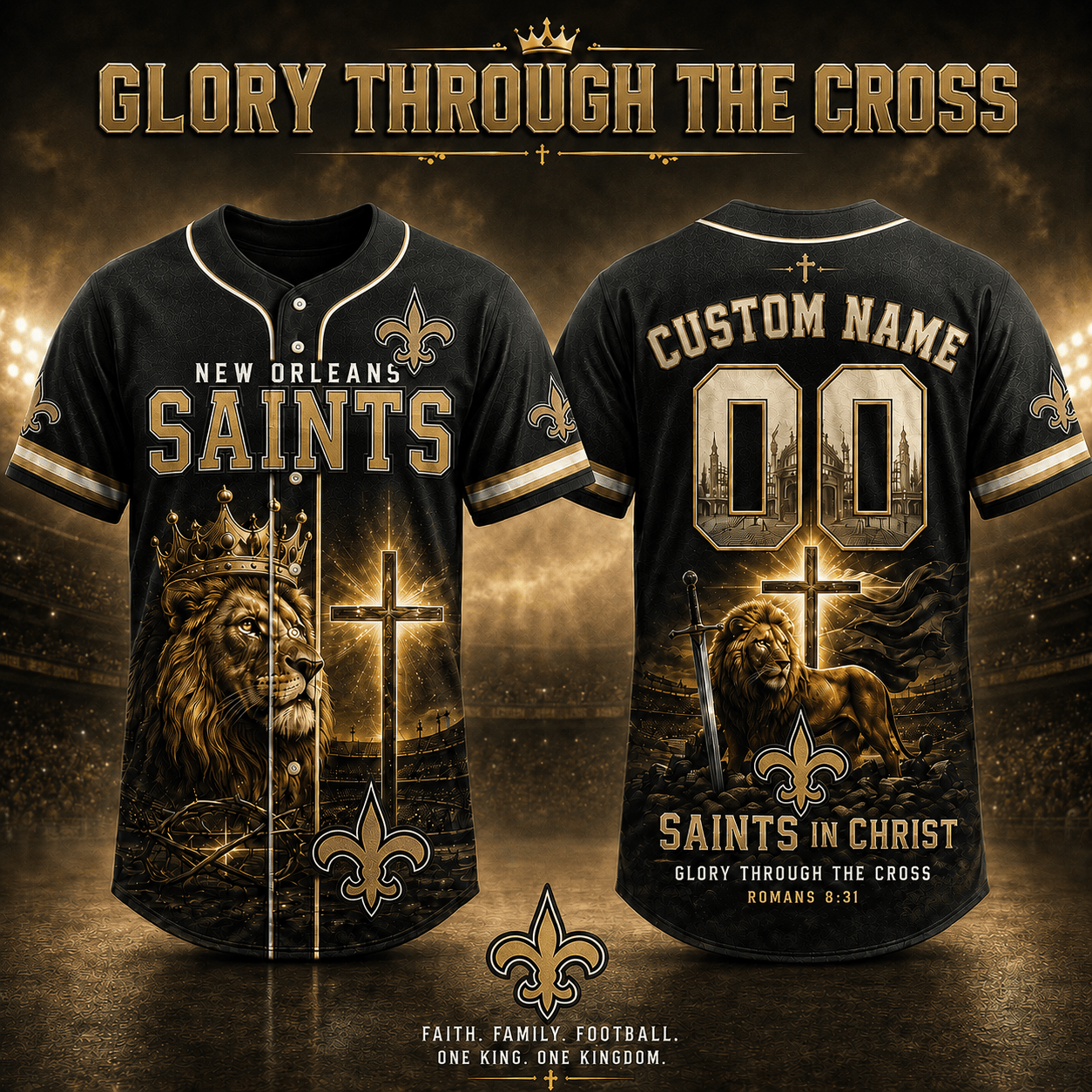 Personalized NOS x NFL Luxury V2 Baseball Jersey 160626