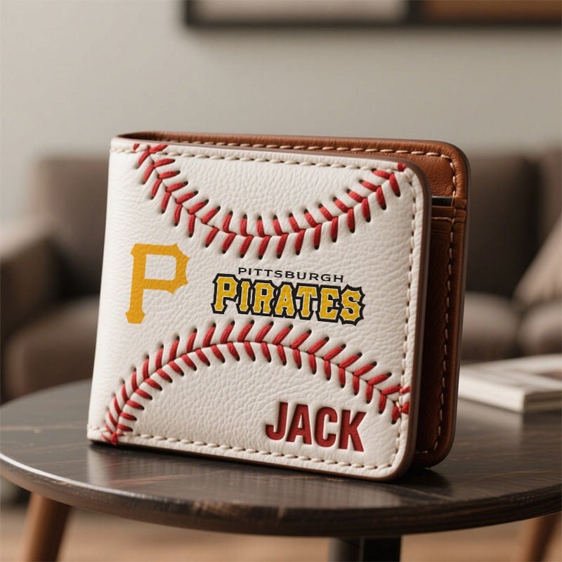Personalized PP x MLB Leather Wallet DDT TTTZ
