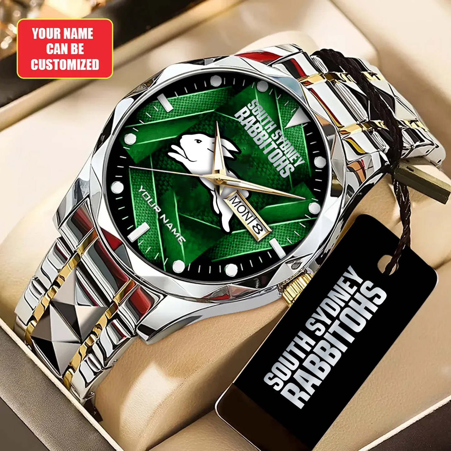 Personalized SOU x NRL Alloy Luxury Quartz Watch DATND TANTD
