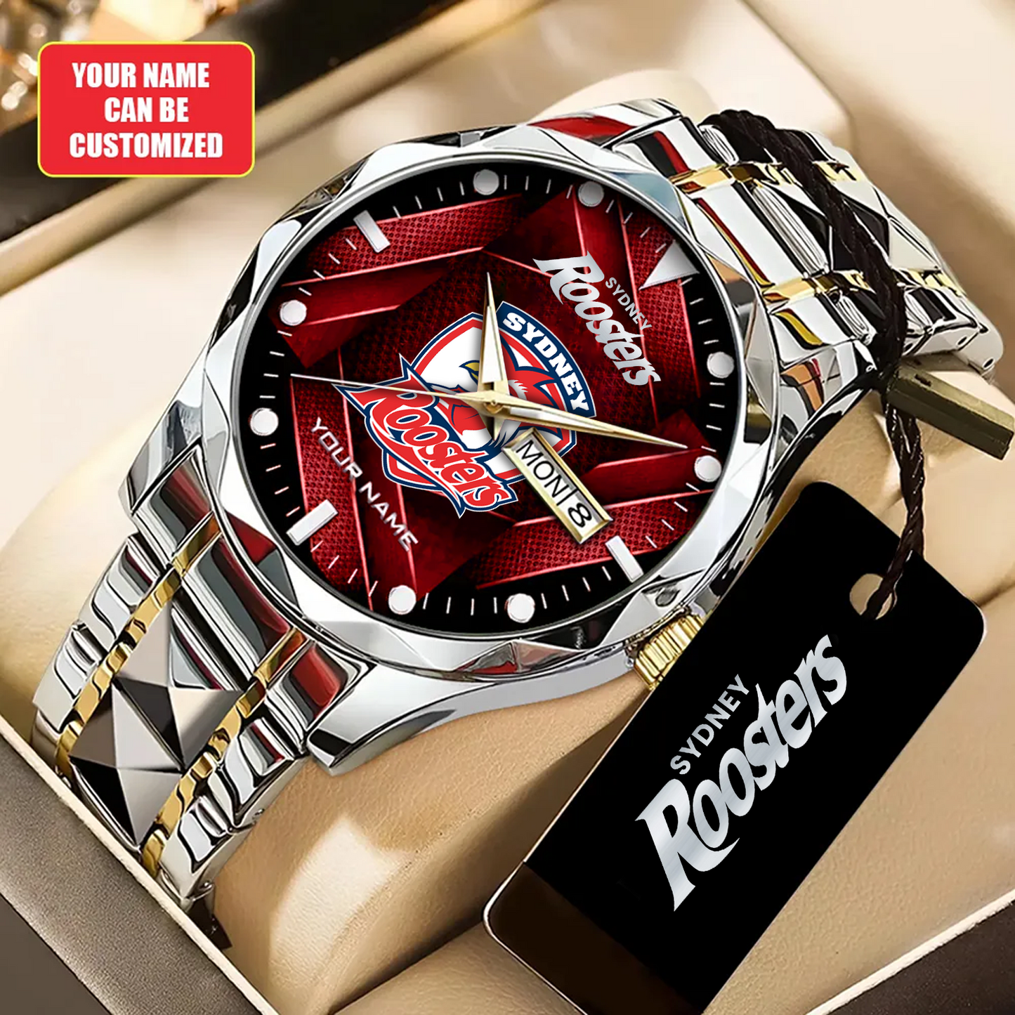 Personalized SYD x NRL Alloy Luxury Quartz Watch DATND TANTD