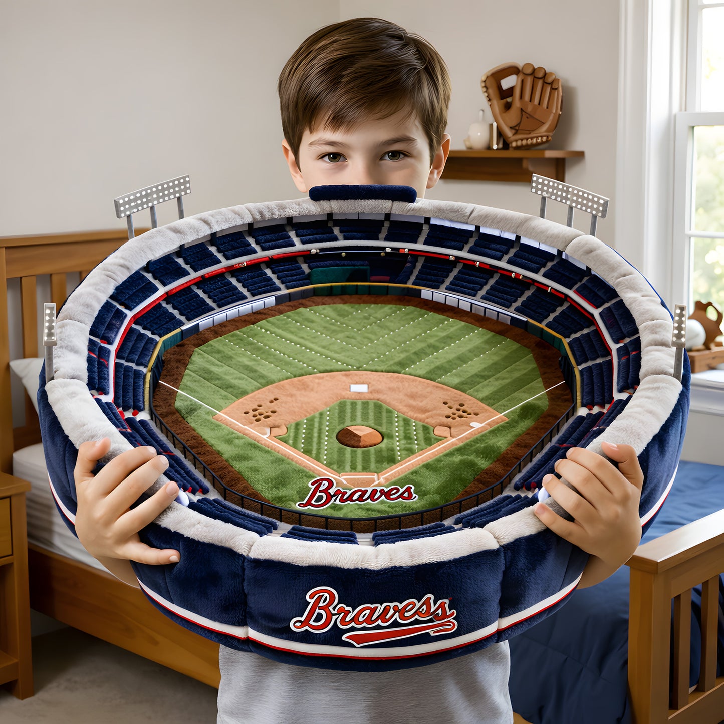 Premium MLB X AB Sport Stadium Custom Shaped Pillow NDT LVH