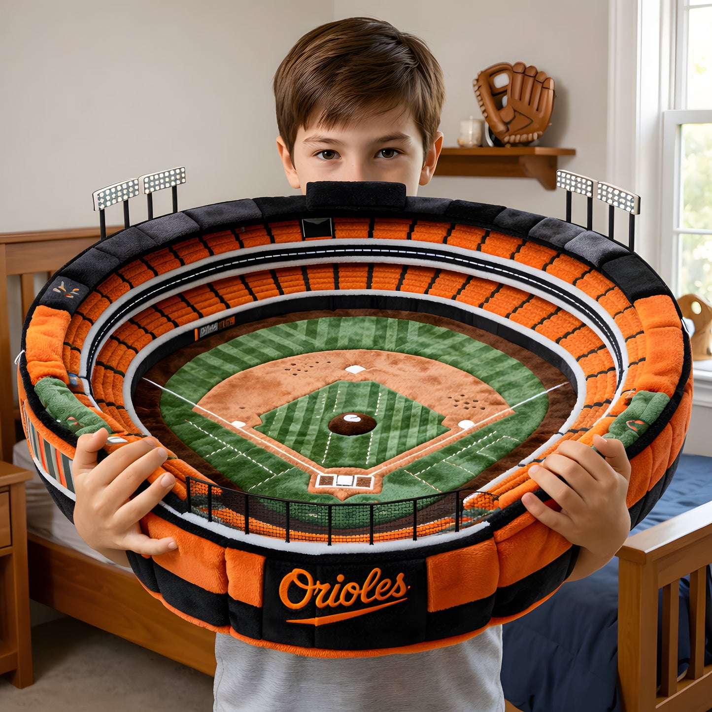 Premium MLB X BO Sport Stadium Custom Shaped Pillow NDT LVH