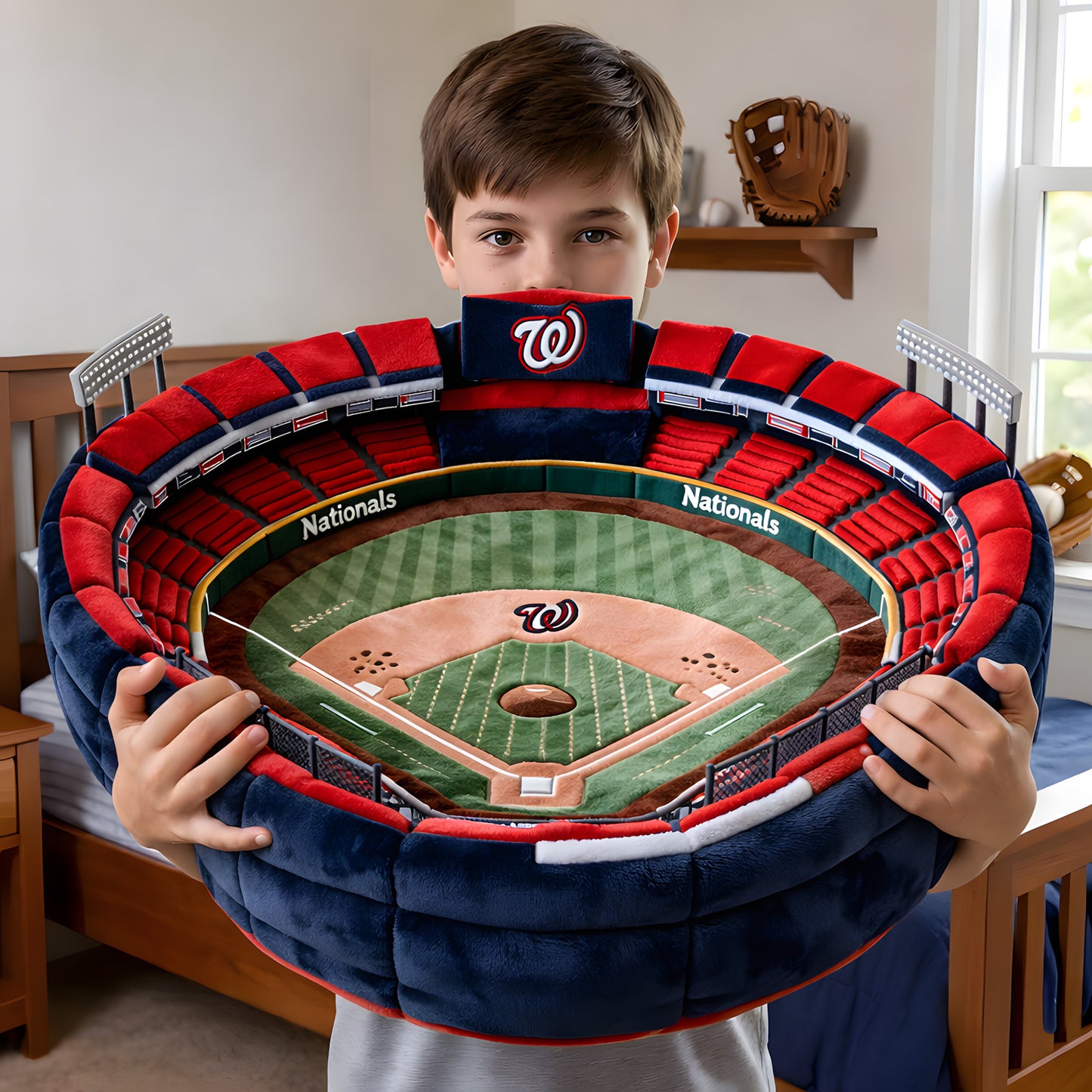 Premium MLB X WN Sport Stadium Custom Shaped Pillow NDT LVH