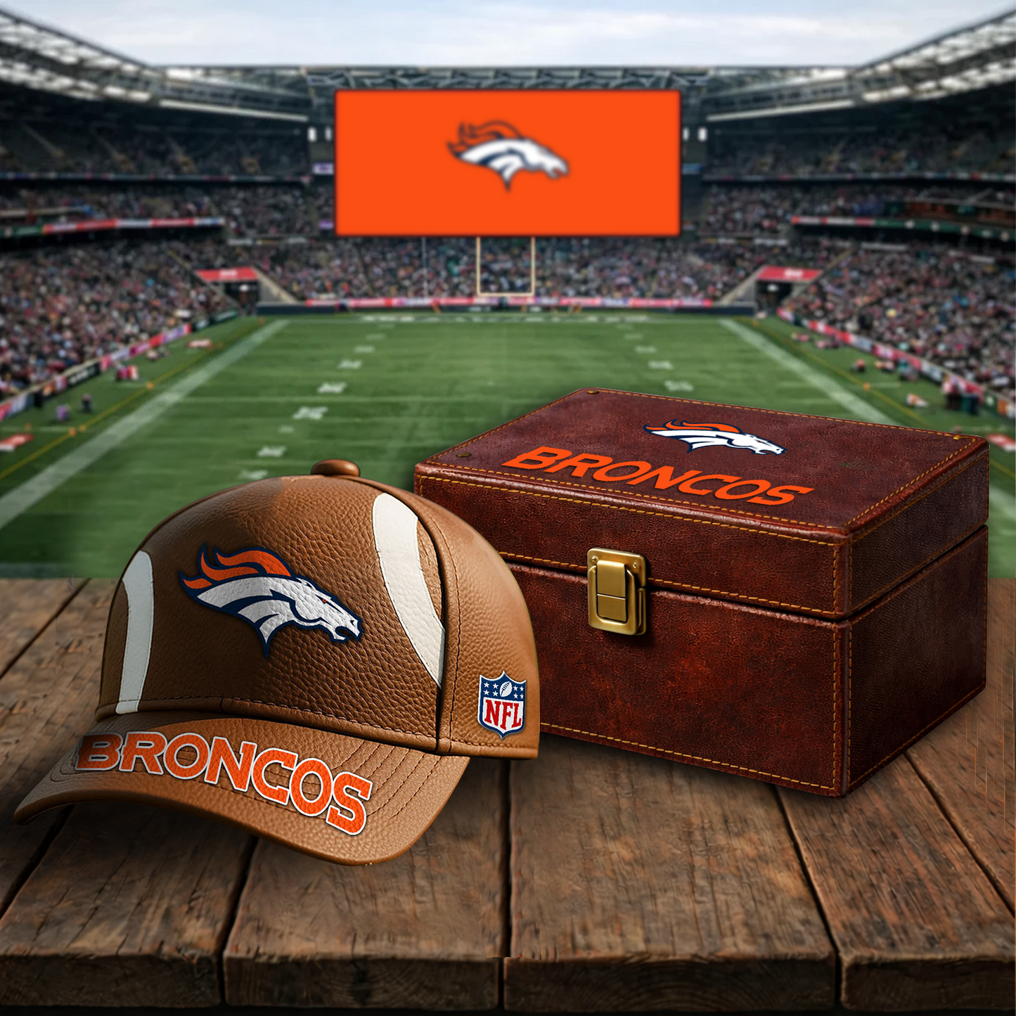 Premium NFL x DEN Football Special Brown Classic Cap DATND TANTD