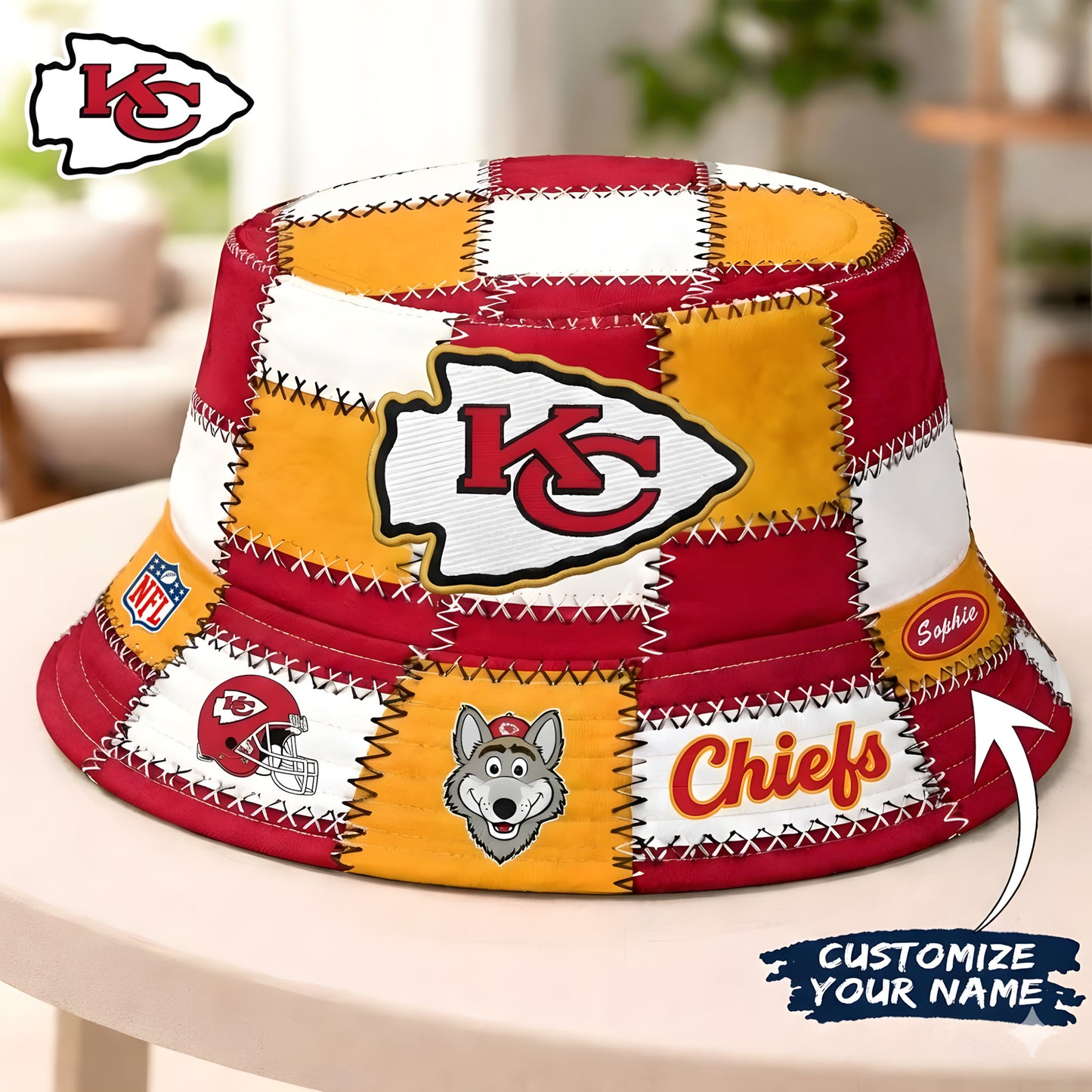 Premium NFL x KCC Pride Bucket Hat NDT LVH