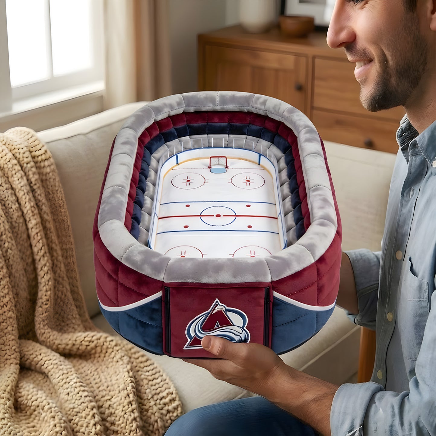 Premium NHL X CA Sport Stadium Custom Shaped Pillow NDT LVH