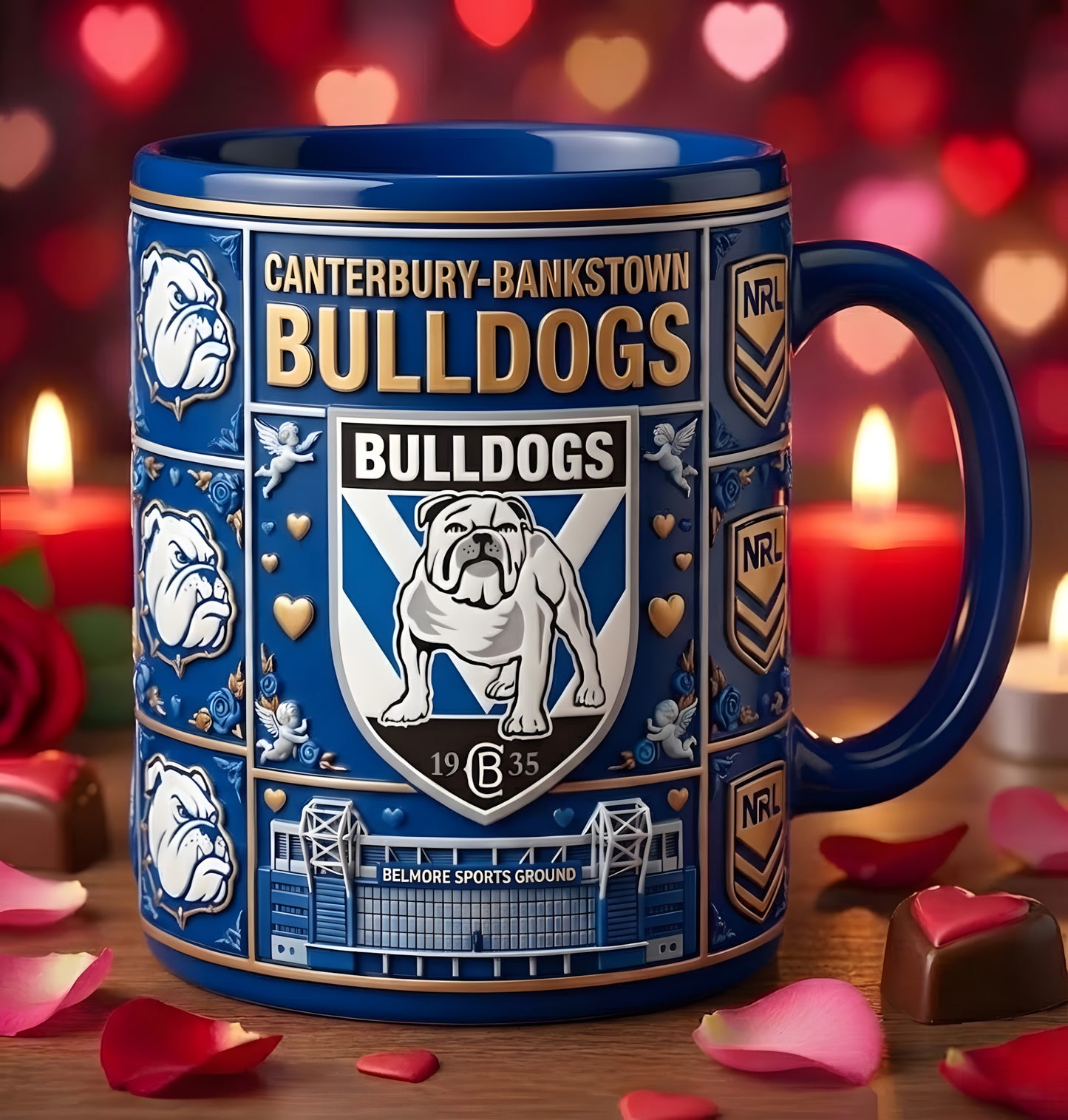 Premium NRL x CBB Season Mug - Valentine Gift 2026 NDT LVH