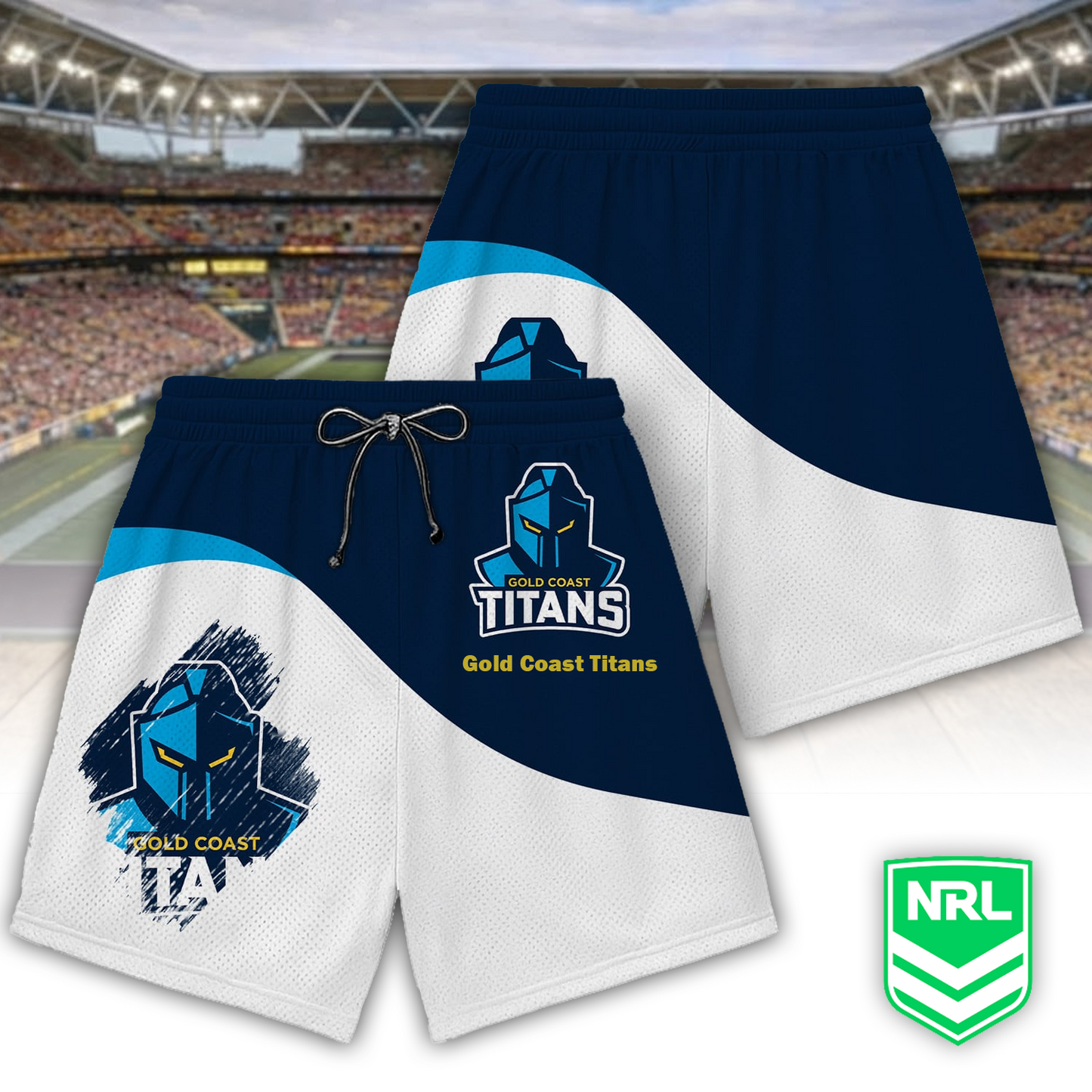 Premium NRL x GCT Shorts For New YEAR NDT VHM
