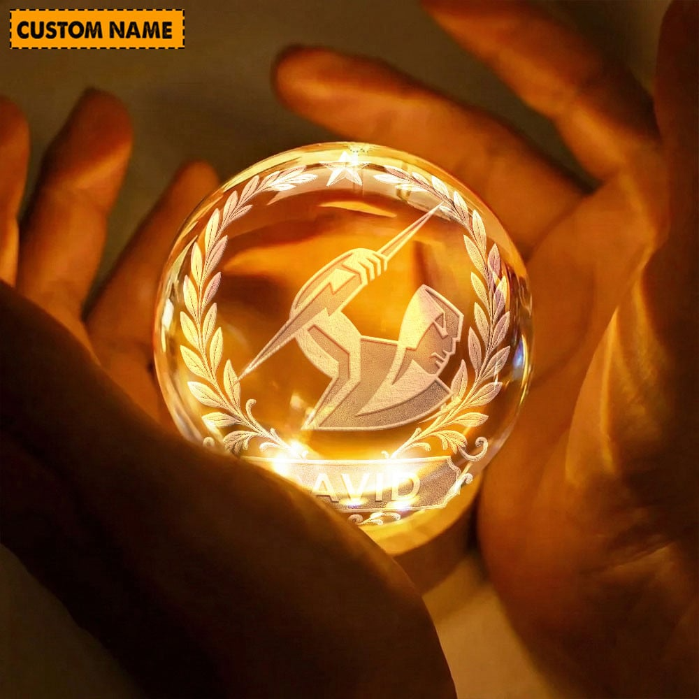 Premium NRL x MS Crystal Globe Lamp Personalized Limited Edition NDT VHM 060226