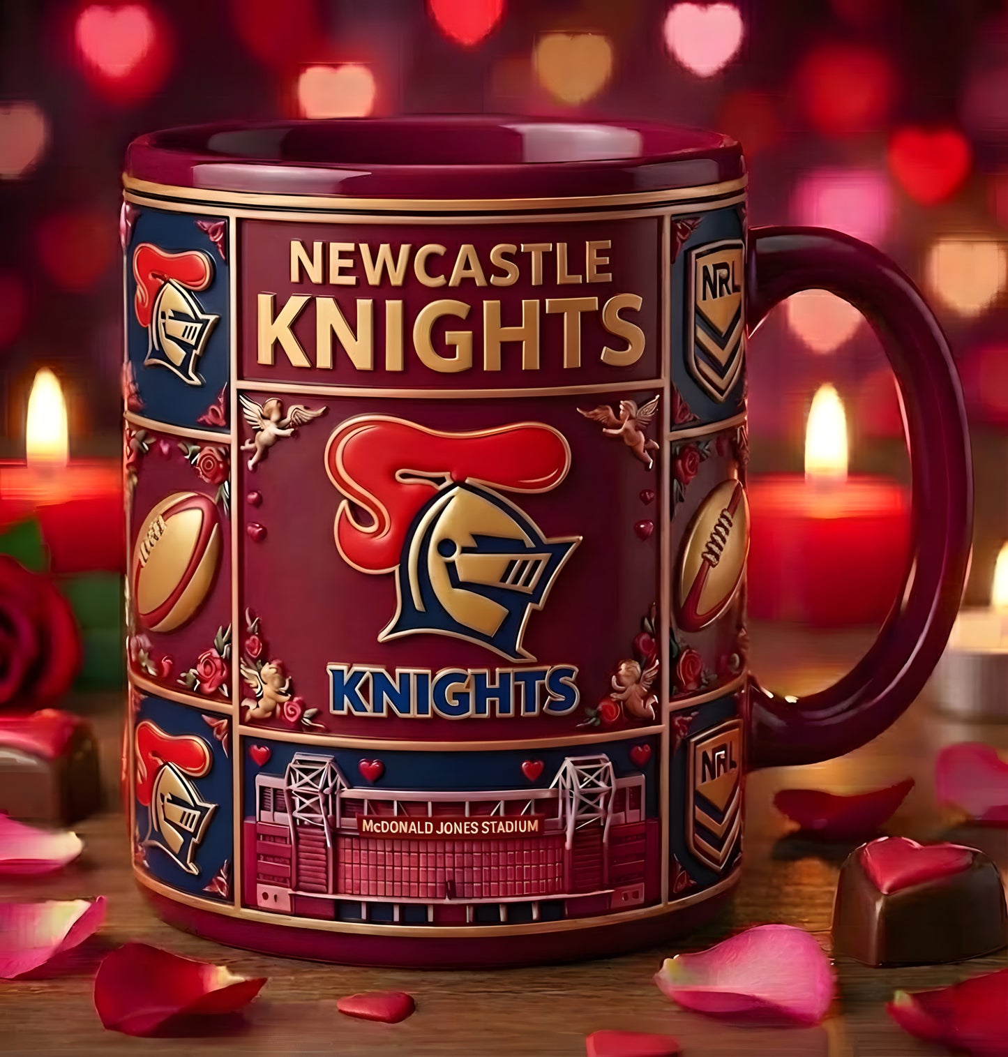 Premium NRL x NK Season Mug - Valentine Gift 2026 NDT LVH