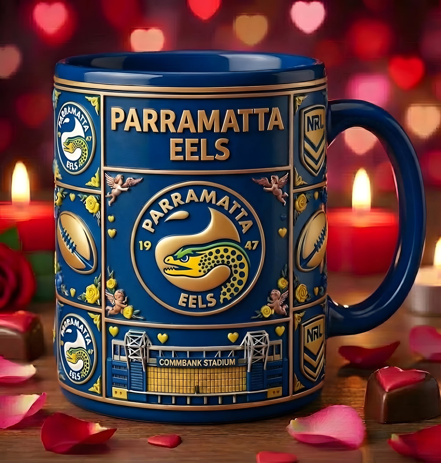 Premium NRL x PE Season Mug - Valentine Gift 2026 NDT LVH