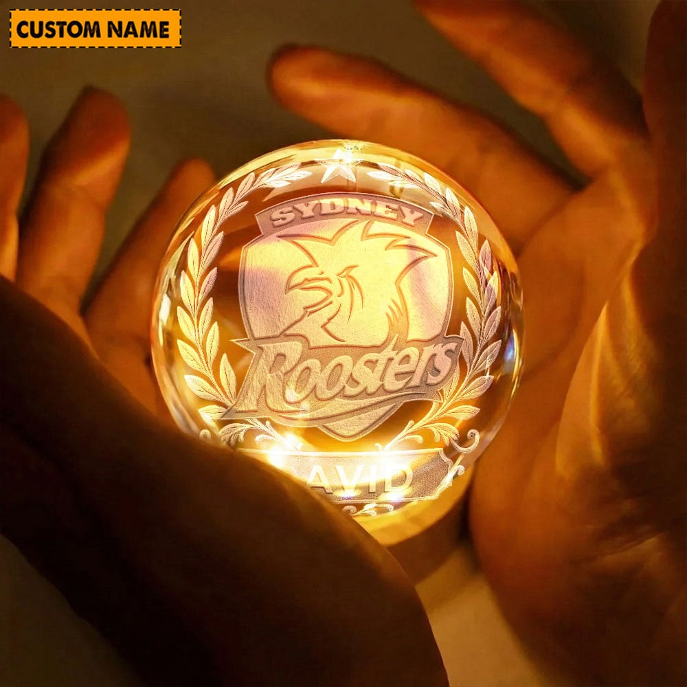 Premium NRL x SR Crystal Globe Lamp Personalized Limited Edition NDT VHM 060226