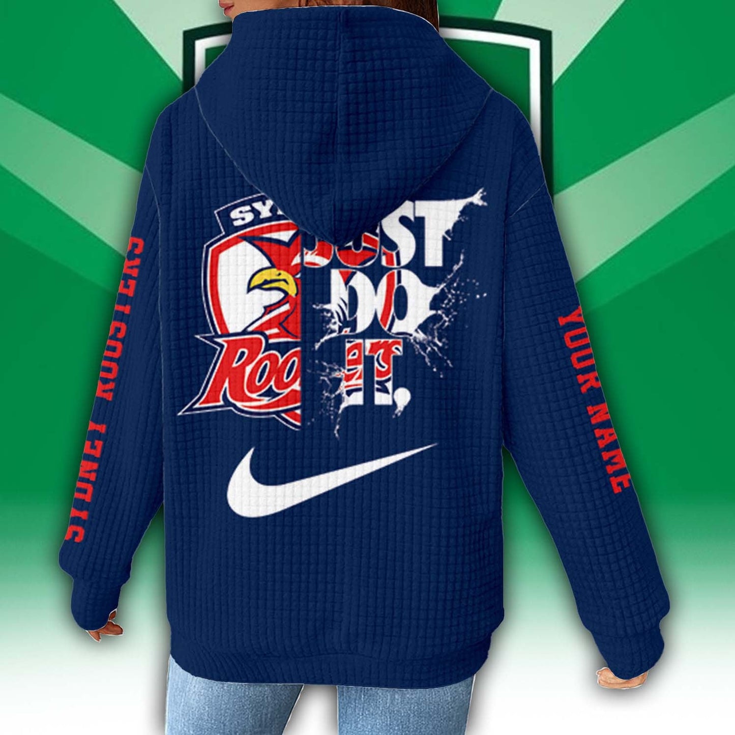 Premium NRL x Sydney Personalized Women's Waffle Hoodie NDT LVH