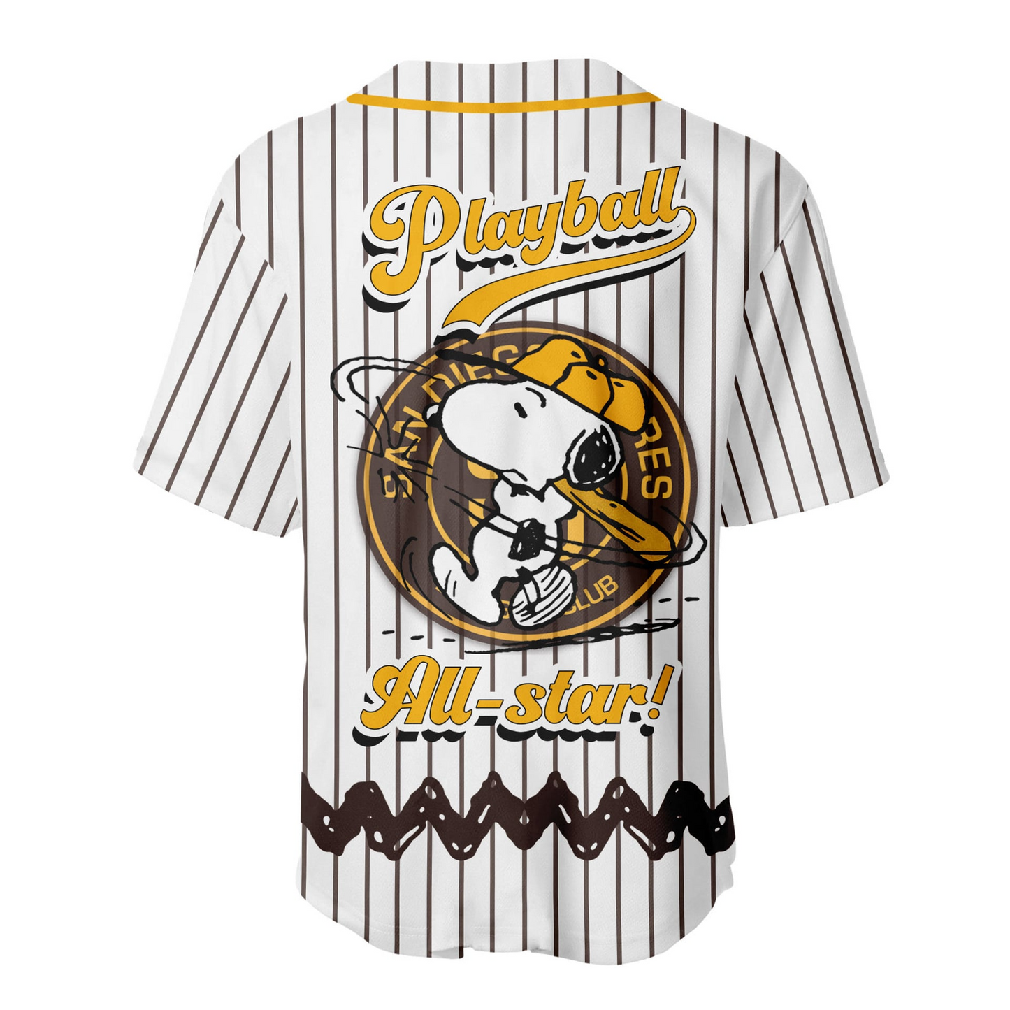 SDP x Premium MLB Snoopy Playball Jersey DDT NTL