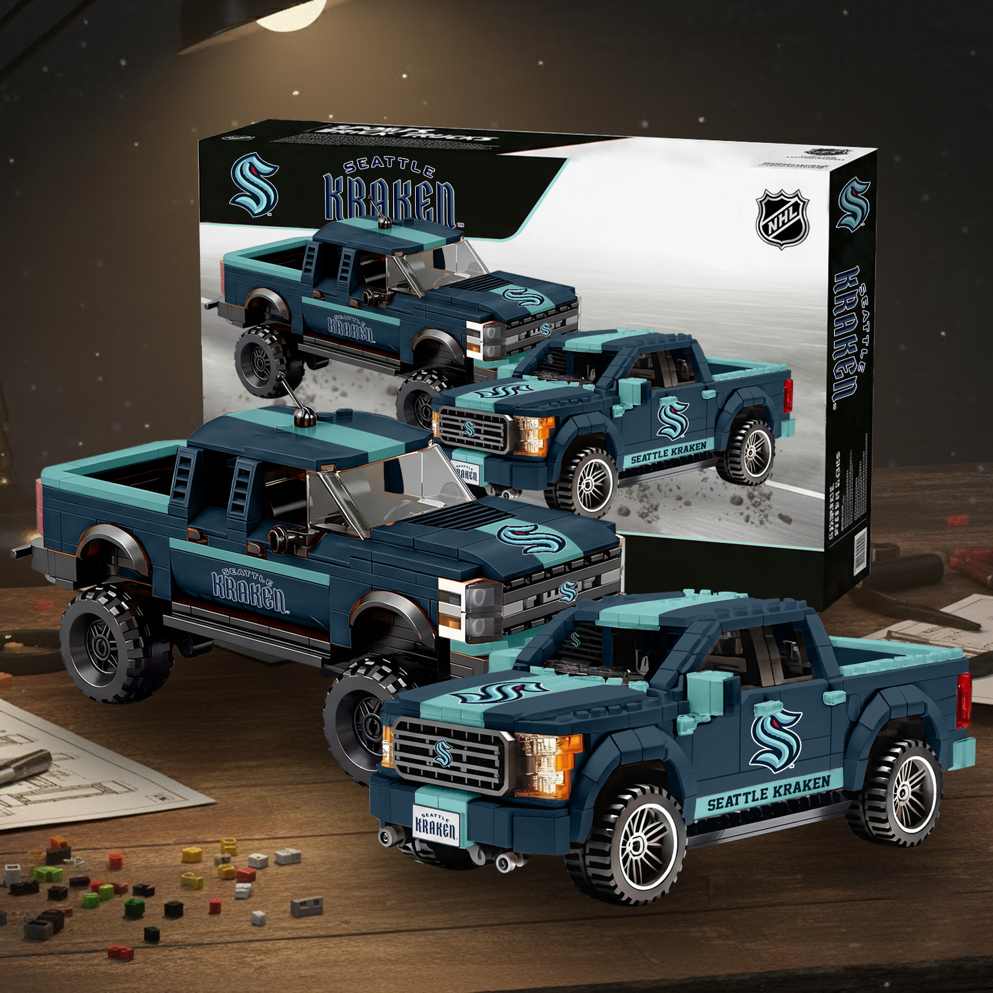 NHL Raptor Pickup Truck and Hockey Racing Trucks V1 NAK NHT