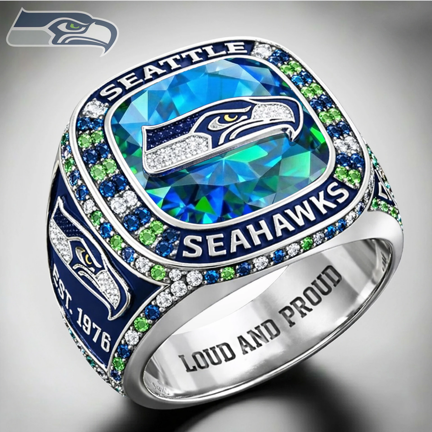 SEA x 2025 Super Bowl LX Champions Rings V2 DATND TANTD