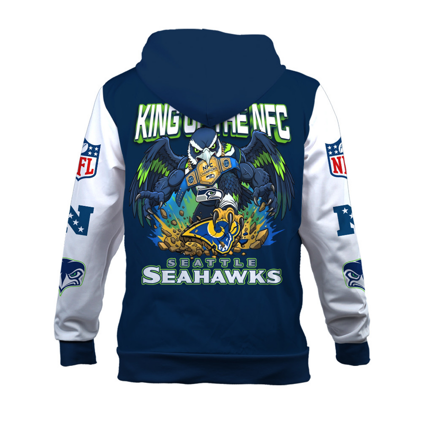 SEA x AFC Champions 3D Hoodie V8 DATND TANTD