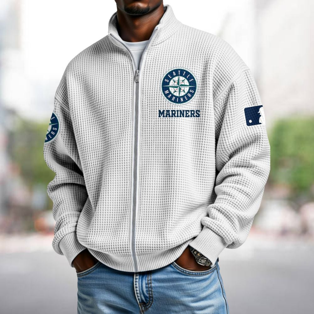 SEA x MLB Waffle Zip-Up Sweatshirt DatND DVT