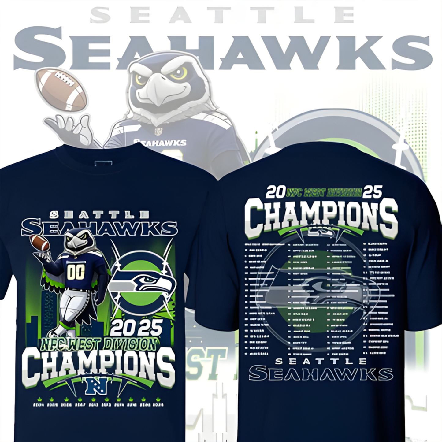 SEA x NFL Champion T-Shirt V3 DATND TANTD