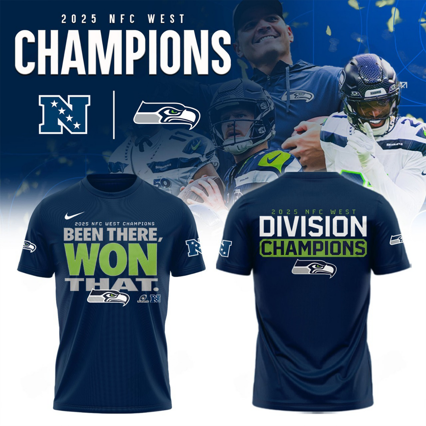 SEA x NFL Premium Aparael Champions V3 DATND TANTD