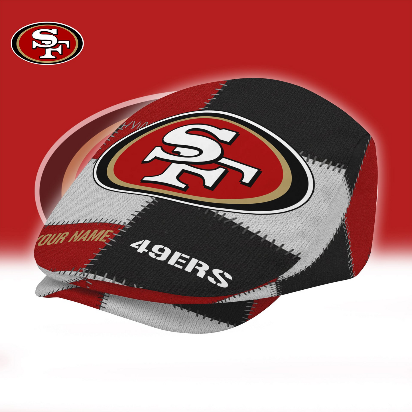 SF49 x NFL Personalized Premium Jeff Cap DDT CTND