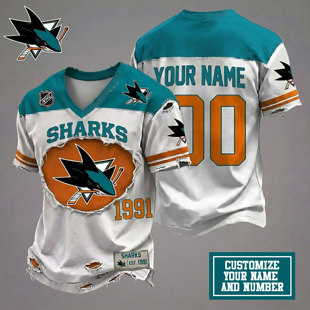 SJS x Customize NHL Luxury Classic T-shirt DDT 010626 TTTZ