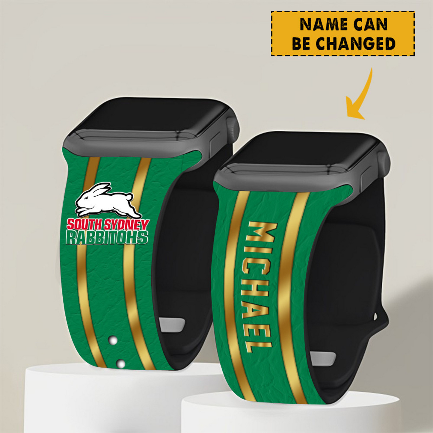 SOU X PREMIUM NRL New Apple Watch Band Custom Name NDT NHT