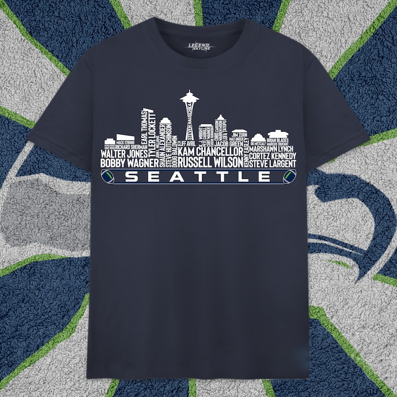 SS Football Greatest Of All Time Team Legends, City Skyline Shirt DDT CTND