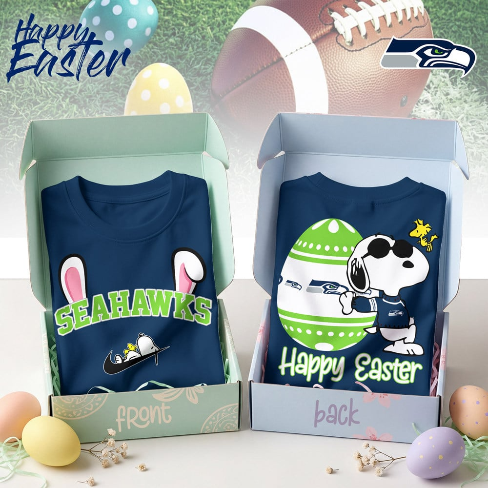 SS Premium NFL Happy Snoopy Easter T-shirt DDT NTL