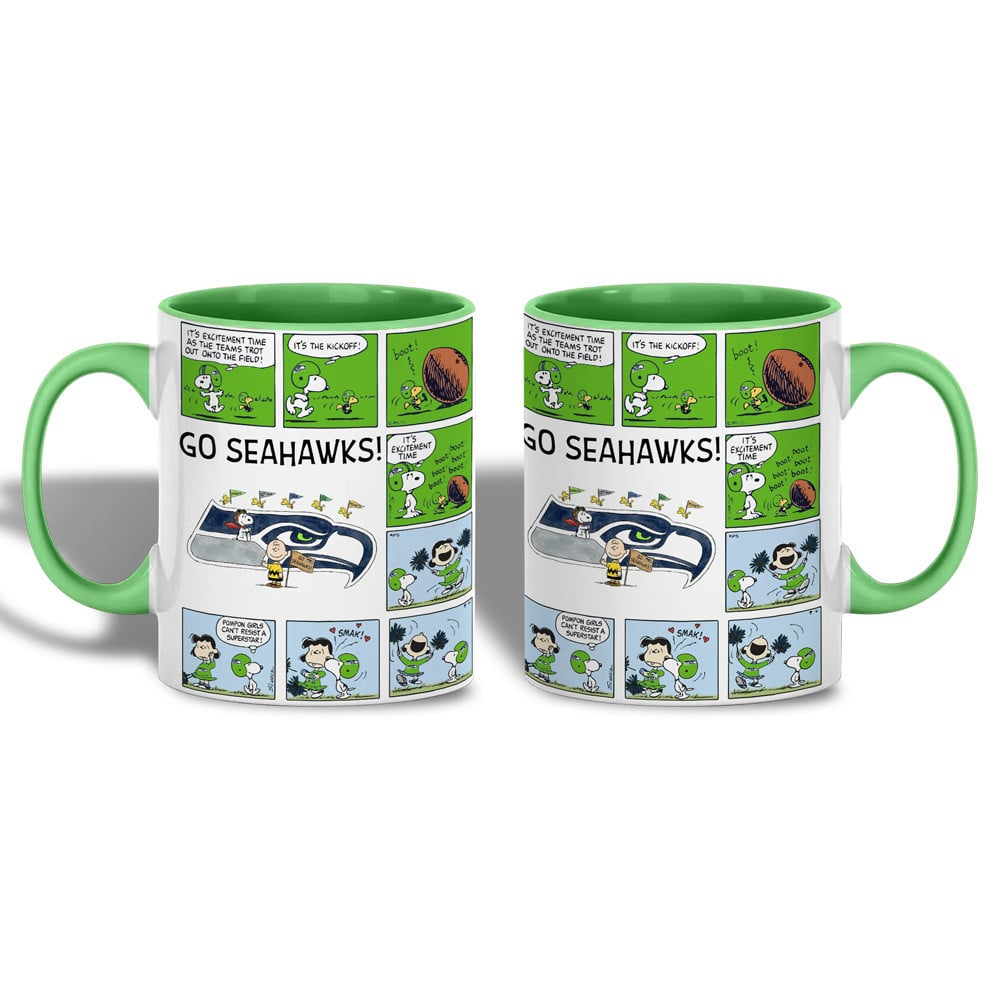 SS Premium NFL Peanuts Comic Mug DDT CTND