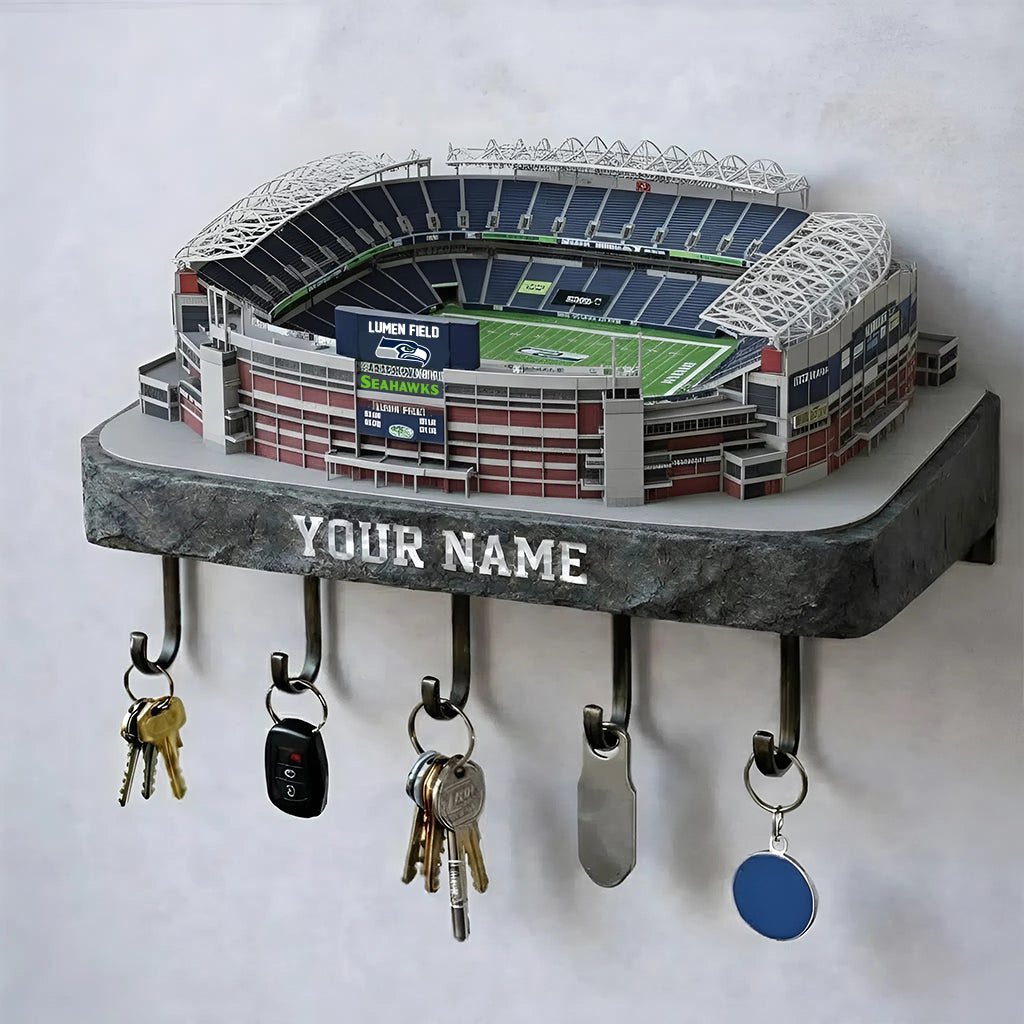 SS Stadium Premium NFL Wood Key Hanger DDT NHM