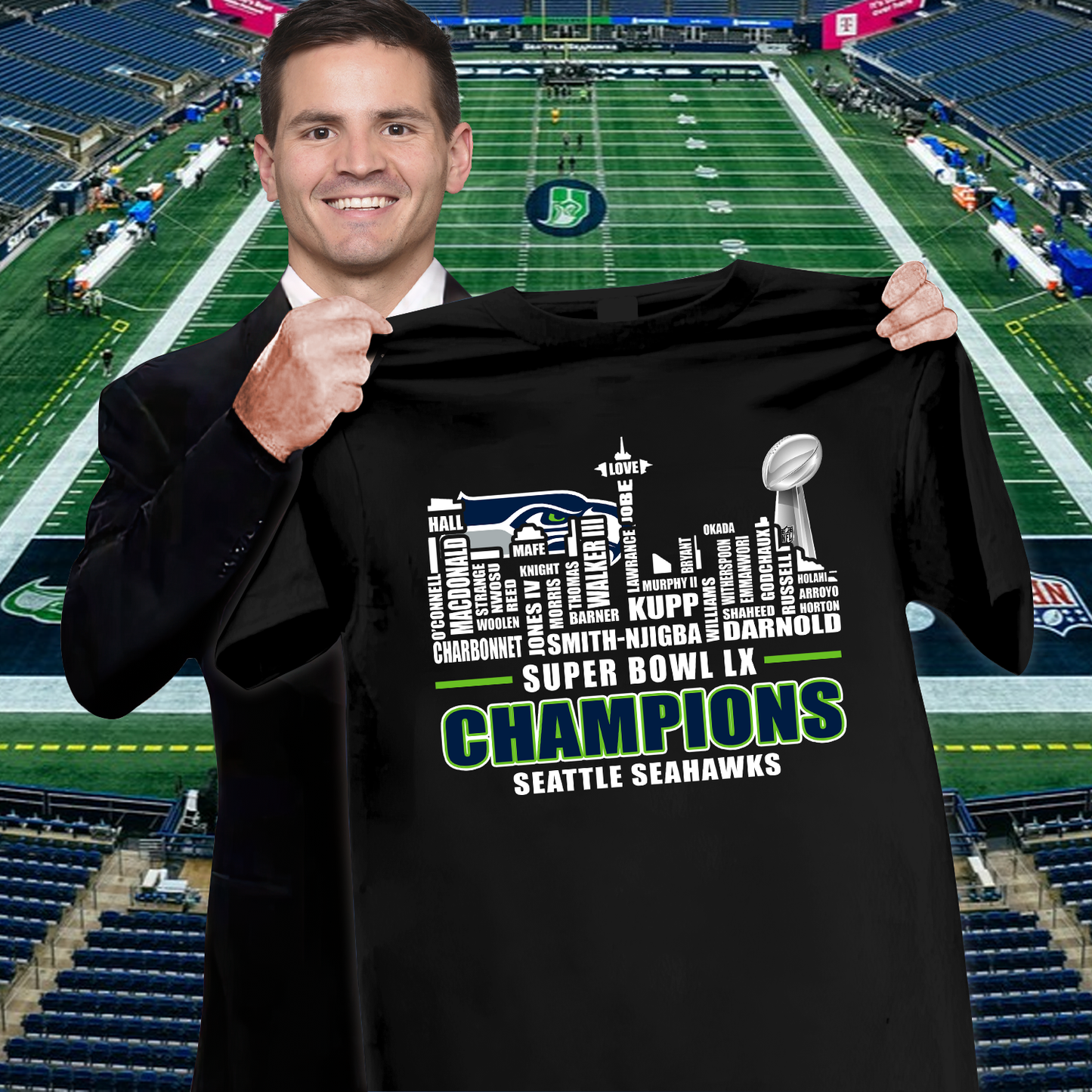 SS Super Bowl LX Champions V7 Shirt DDT NTL