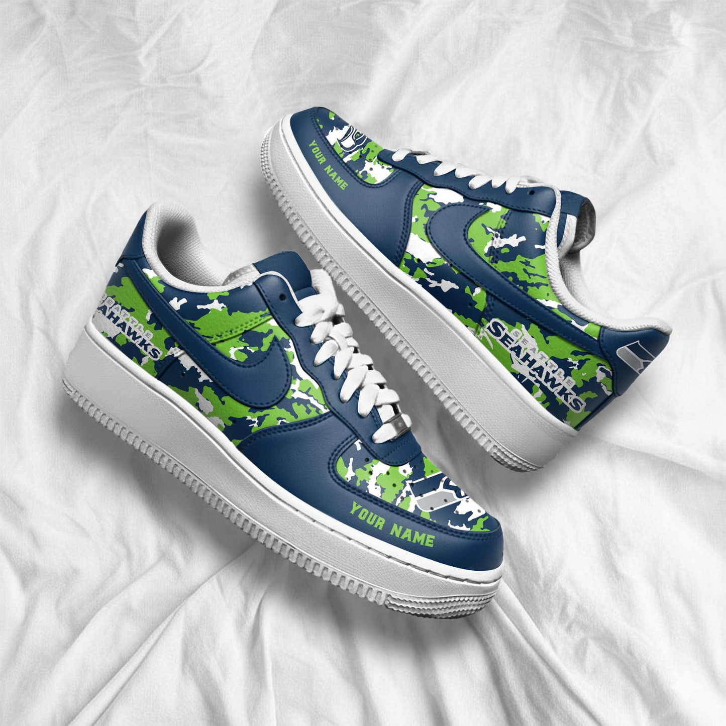 SS x NFL Premium Camo AF1 Sneakers DDT CTND
