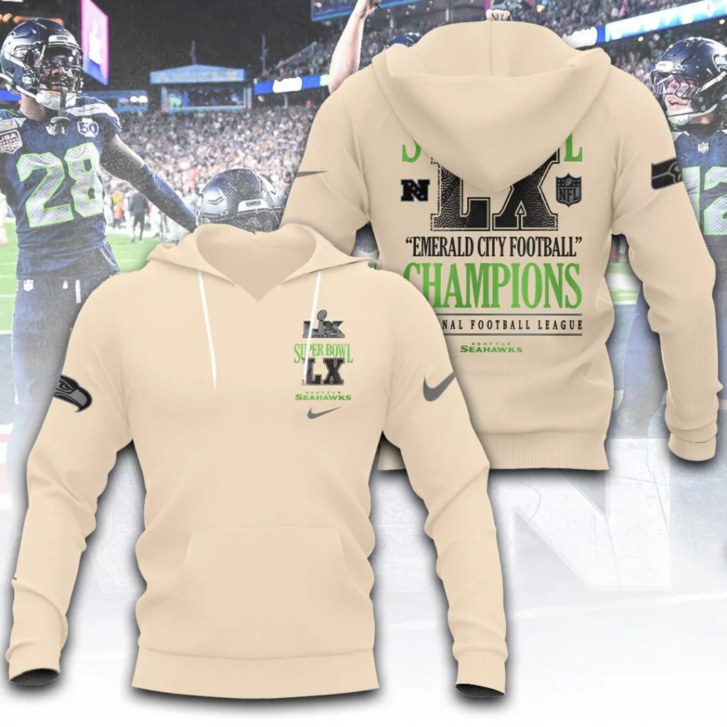 SS x NFL Super Bowl LX Champions V42 3D Shirt DDT NTL