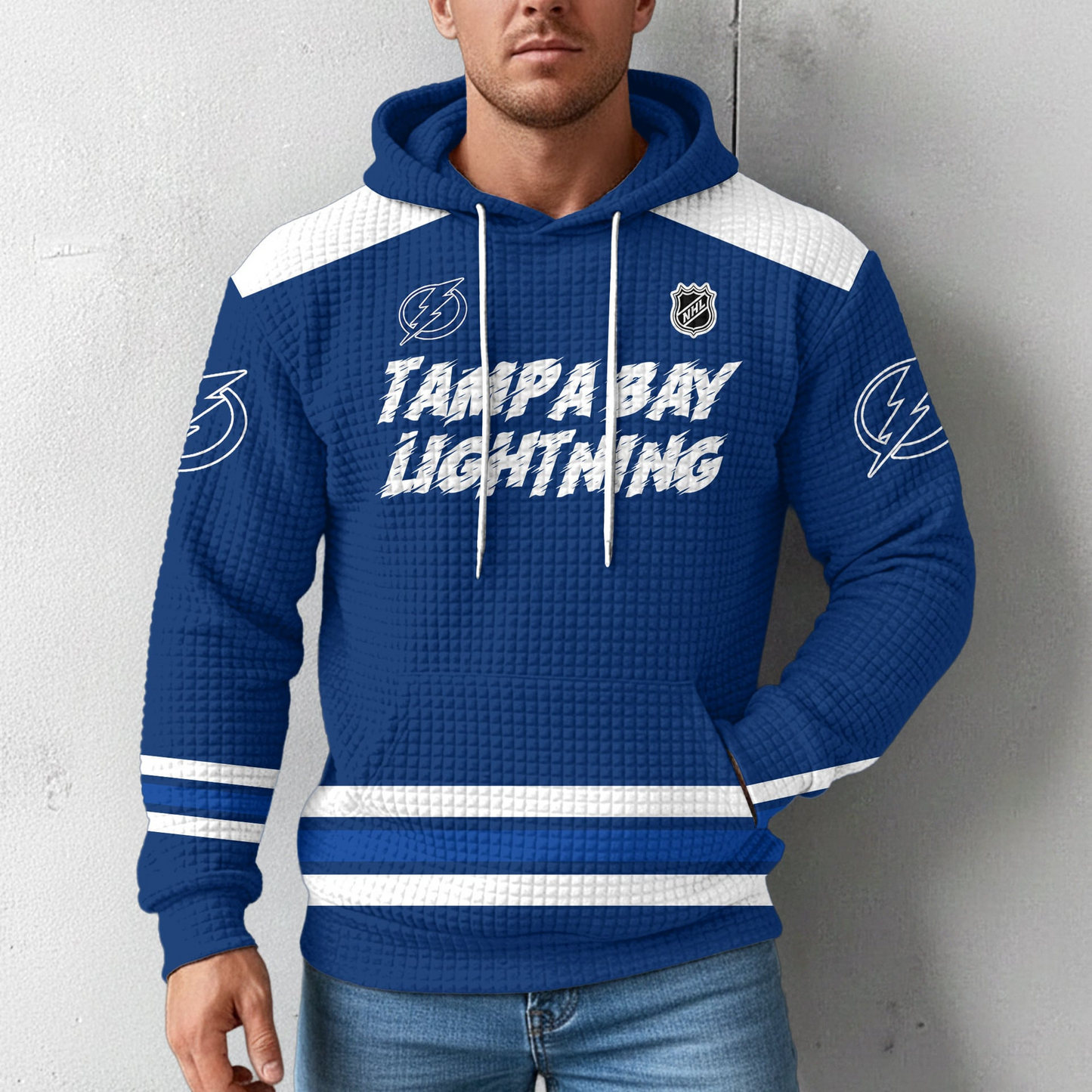 TBL Premium NHL Sorry Busy Hockey Waffle Hoodie DDT NTL